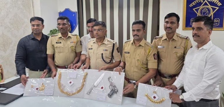 नवी मुंबईत ५७ तोळे सोन्याची लूट; जवळचाच मित्र निघाला मुख्य सूत्रधार, ७ आरोपी जेरबंद