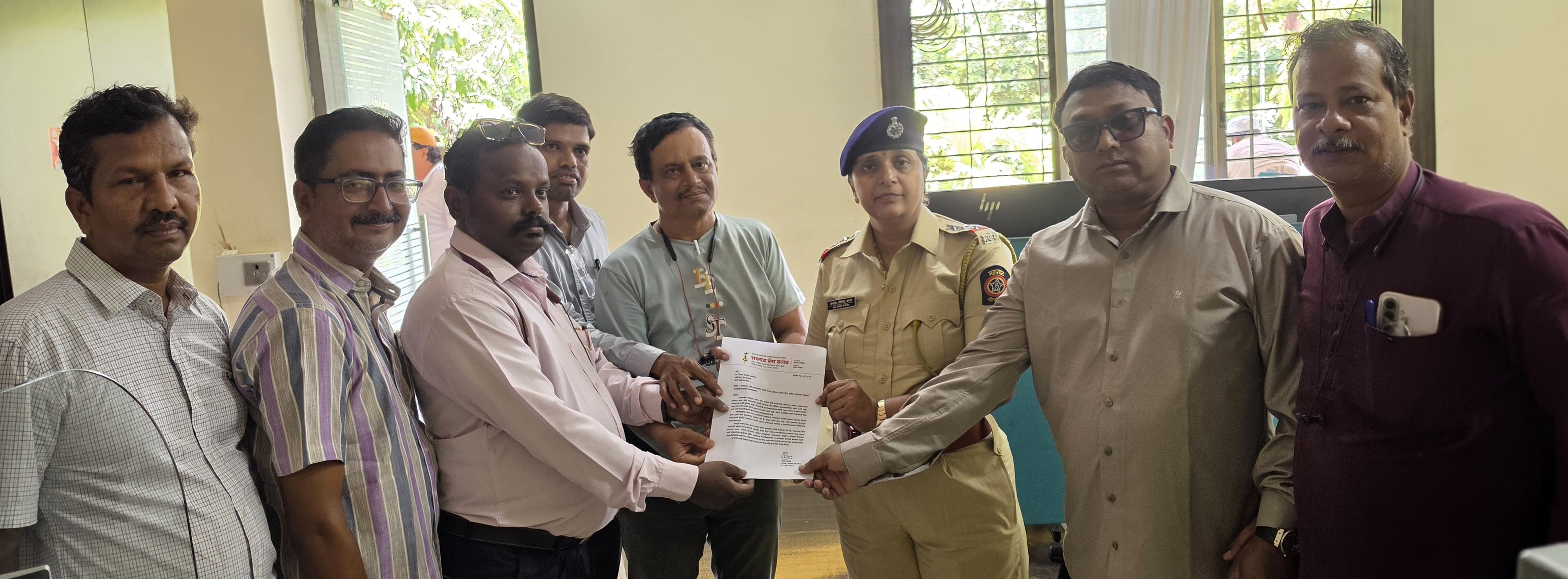 पत्रकारांना धमकीप्रकरणी रायगड प्रेस क्लब आक्रमक; खासदार संजय पाटील यांच्याविरोधात कारवाईची मागणी