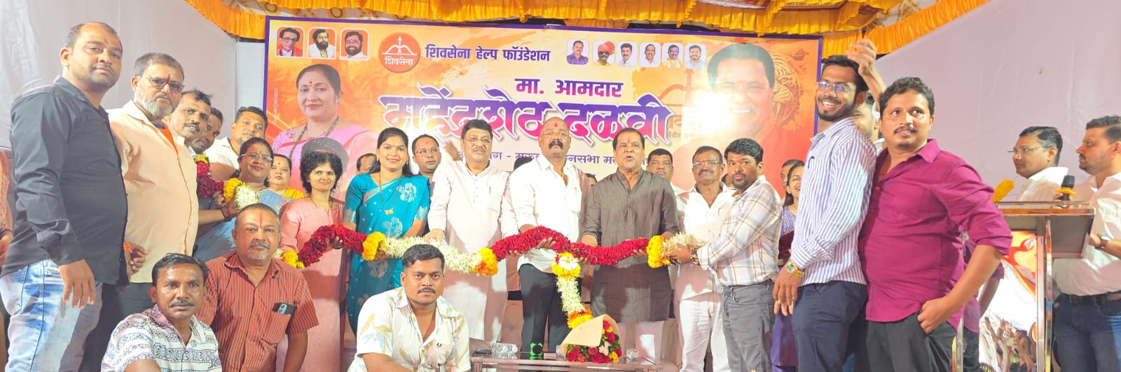 अलिबाग जिल्हा रुग्णालयाबाहेर शिवसेनेच्या मदत कक्षाचे उद्घाटन; रुग्ण व नातेवाईकांना मिळणार २४ तास मदत