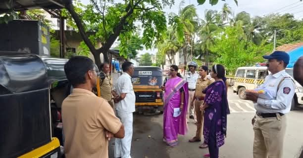 अलिबाग शहर वाहतूक व पार्किंग आराखड्यासाठी प्रत्यक्ष पाहणी; कोंडीच्या ठिकाणांचा घेतला आढावा