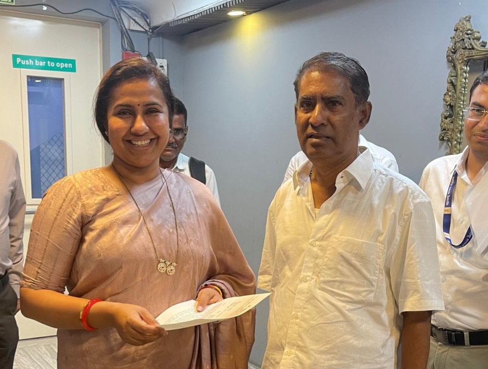रायगड जिल्ह्यातील विविध विकासकामांसाठी माजी आमदार पंडितशेठ पाटील यांची राज्यमंत्री मेघना साकोरे-बोर्डीकर यांच्याशी भेट